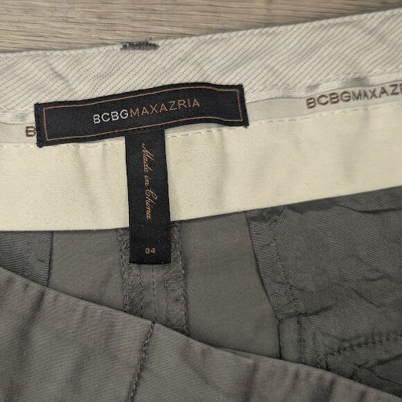 BCBGMaxAzria * Women's Wide Leg Cotton Pants * Sz 4 - Picture 4 of 8